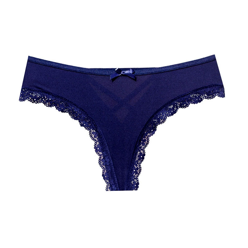 Milk‑silk эластичные женские трусы, низкая талия с кружевной отделкой, S–XL, 7 цветов