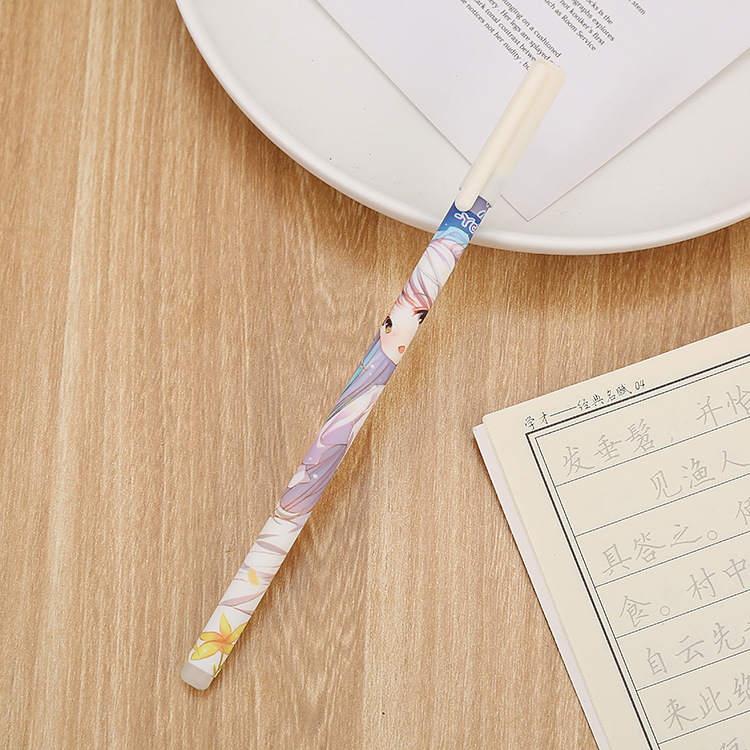 Estudiante Mo Yi Xiao gel pluma creativa papelería fricción pluma dibujos animados térmica borrable agua pluma fábrica al por mayor