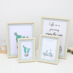 New style European and American photo studio children's photo frame manufacturer display stand oil painting frame 16-inch A4 ID card frame creative wholesale