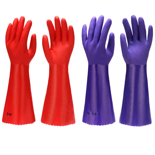 One-piece thermal insulated waterproof acid and alkali-resistant gloves for car washing, dishwashing, kitchen cleaning, household chores, dust removal, wholesale