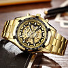2016 new style Swiss fully automatic mechanical watch male watch tide male sports Yu Wenle same tide brand hollow watch