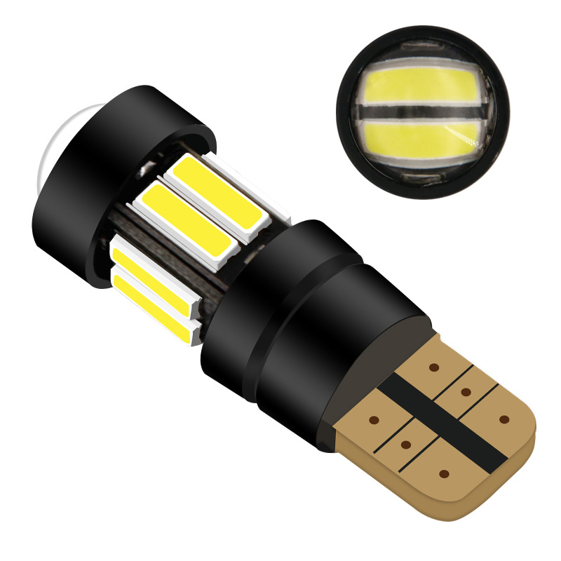 Venta directa de fábrica T10 7020 led COCHE luz ancho w5w modificado constante luz instrumento luz 10smd
