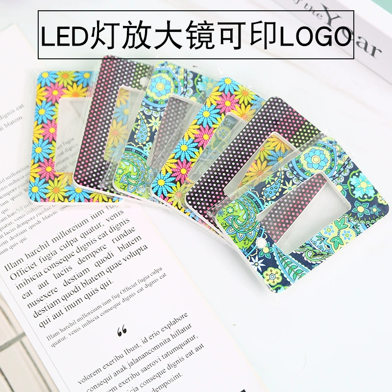 Профессиональное производство светодиодная лупа, ручная лупа, портативная увеличительная стеклянная Настольная лампа с подсветкой, мини-дети