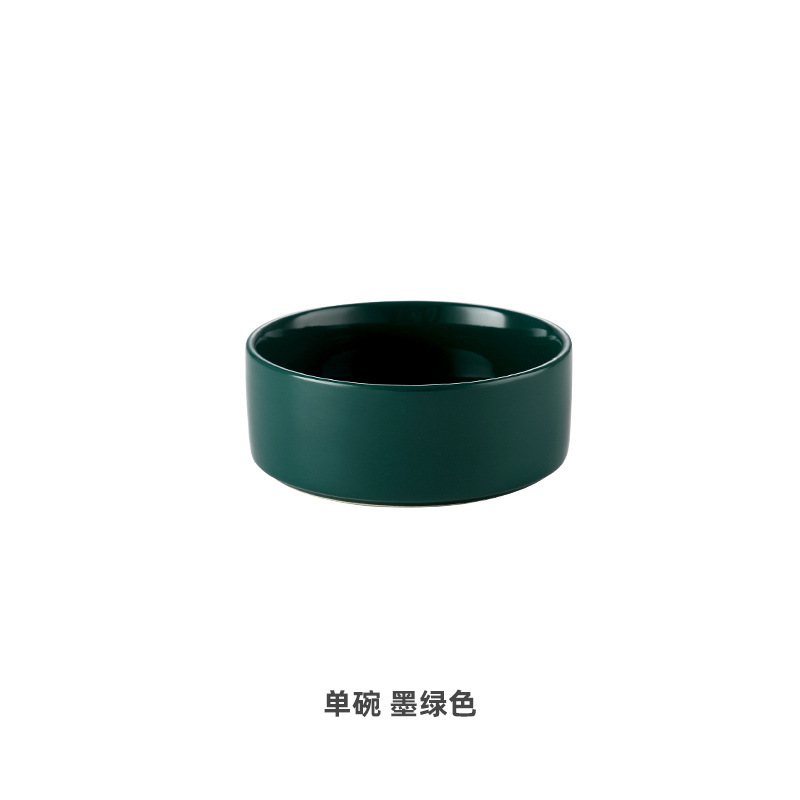 Tazón de cerámica para gatos tazón de comida para gatos tazón de arroz para beber tazón para mascotas tazón de comida para perros tazón de protección vértebra cervical suministros para mascotas