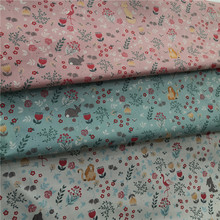 田园风格印花面料小花布 碎花斜纹里子纯棉布料 手工diy花布