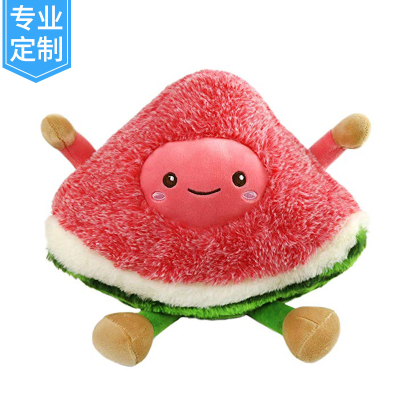 Stuffed Toy Customization Creative New Girlfriend Birthday Gift Watermelon Plush Pillow Fruit Pillow Customization Stuffed Toy Customization Creative New Girlfriend Birthday Gift Watermelon Plush Pillow Fruit Pillow Customization
