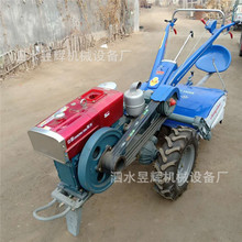 农用151底盘手扶拖拉机柴油15马力水旱田拖拉机配通轴旋耕机价格