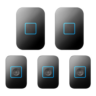 Smart Radio doorbell home doorbell three-drag two remote electronic remote control doorbell caller waterproof