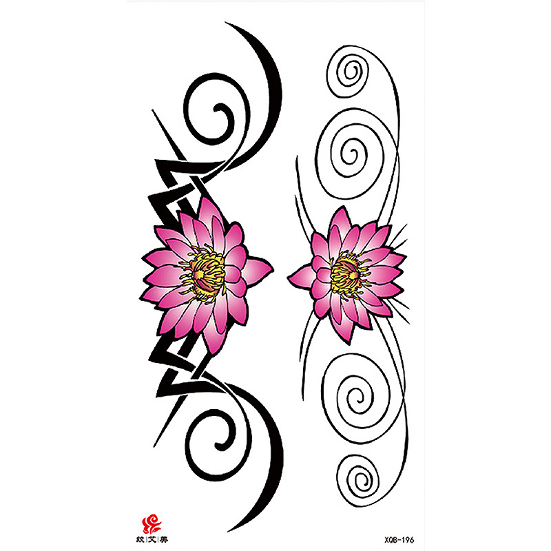 Pegatinas de tatuaje impermeables de brazo completo con símbolos, totems, animales y calaveras, disponibles para venta al por mayor y suministro transfronterizo.