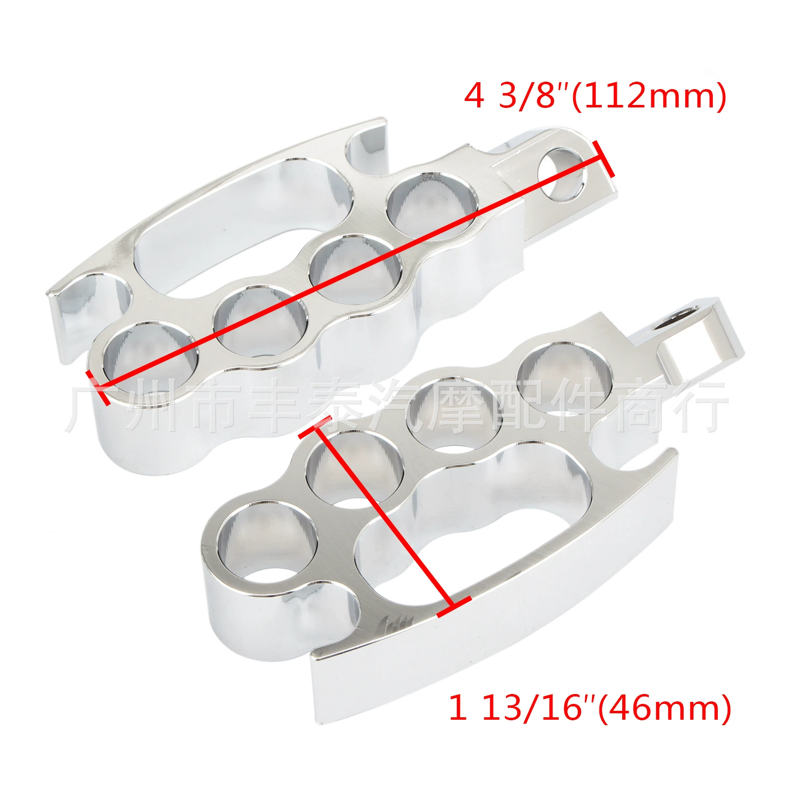 Подножка «Cat Step» (Harley) универсальная для 883/XL1200/48 — передняя/задняя педаль, 200 г