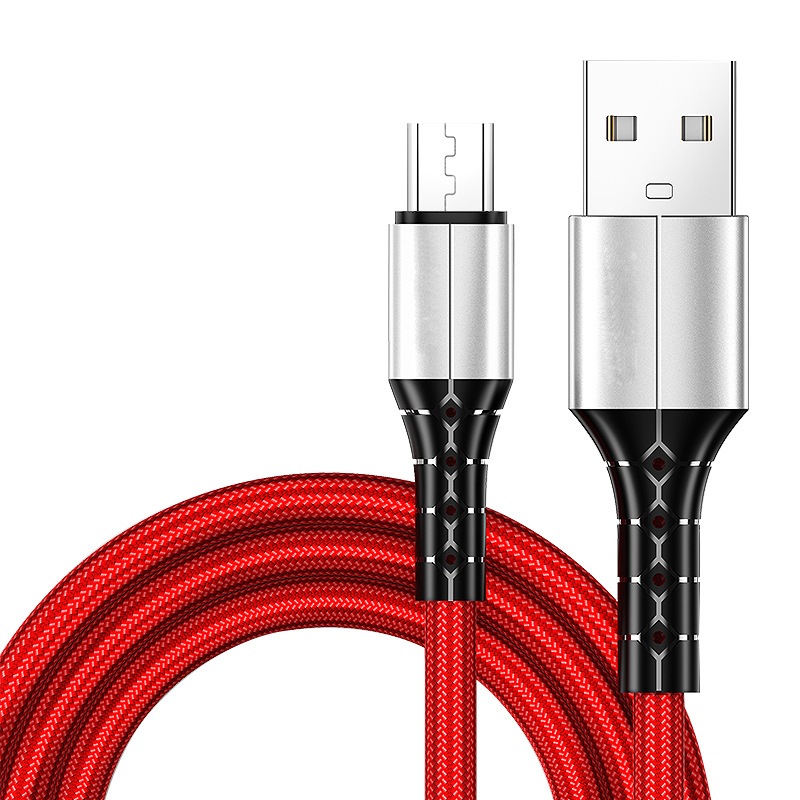 Nuevo cable de datos para Apple Android TYPE-C super rápido carga 5A nylon trenzado teléfono móvil cable de carga