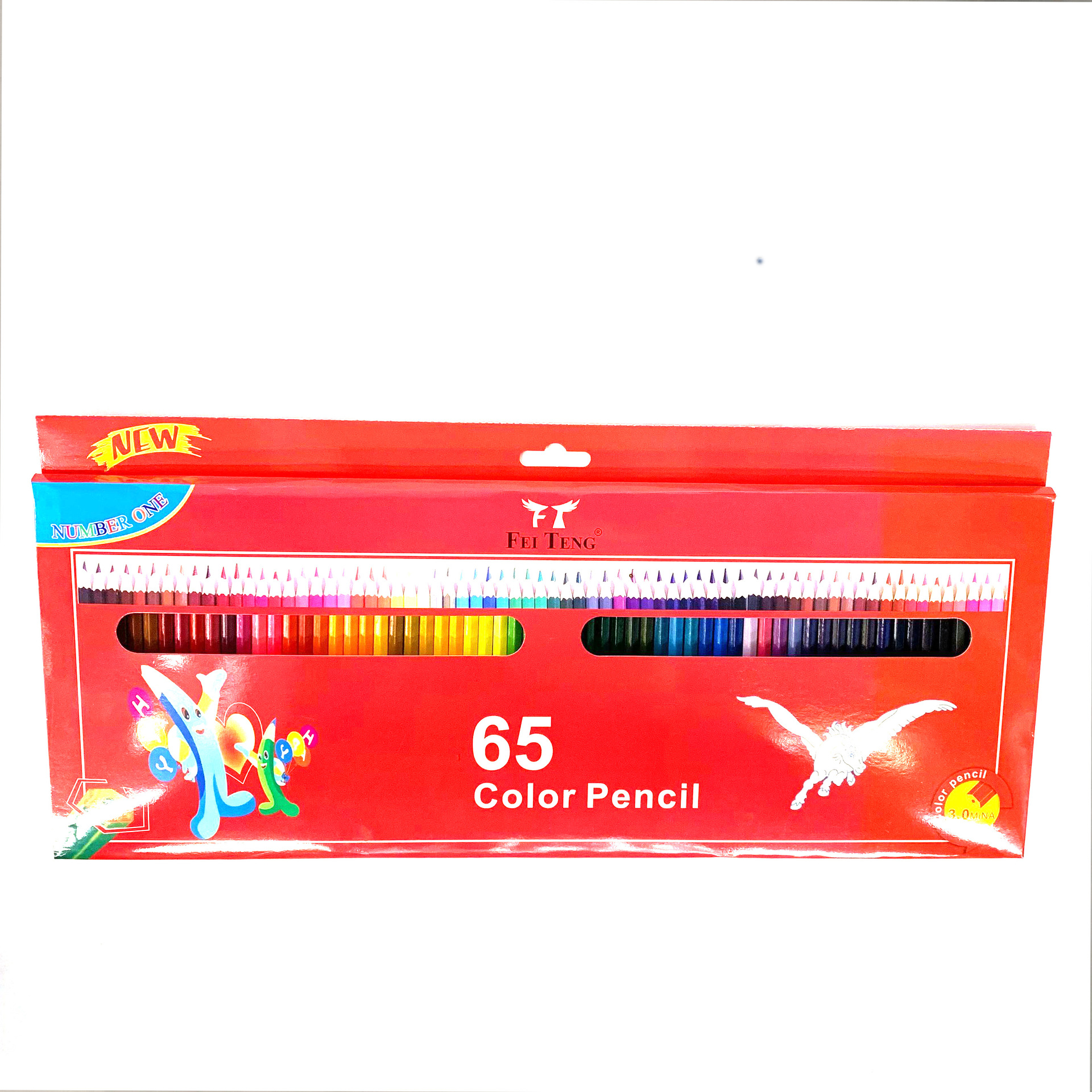 Lápiz de color directo de fábrica de alta calidad de la pluma del color del estudiante de la pluma 36 Color 50 color pintura color pluma 65 color lápiz