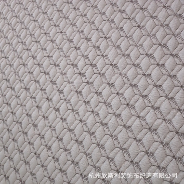 源头厂家空气层面料针织布透气乳胶枕套抱枕套床垫套面料可加LOGO