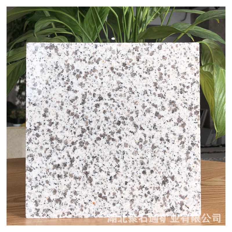 火烧板芝麻白 花岗岩火烧面 大理石 白麻g603花岗岩石材抗压强E18