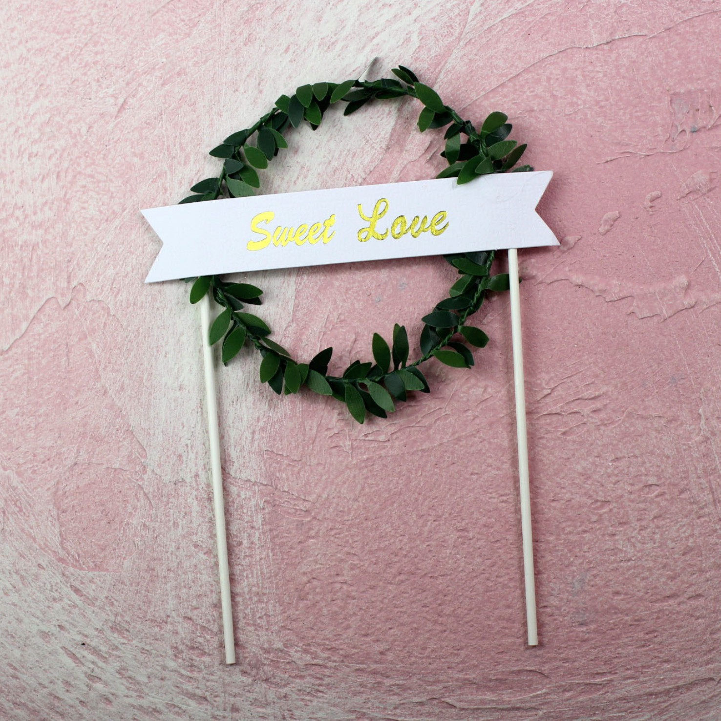 Decoración pastel anillo ratán, feliz cumpleaños, boda, colorido