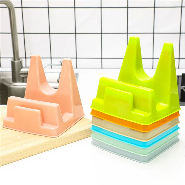 Pot Lid Rack Household Chopping Board Rack Storage Rack Knife Rack Chopping Board Rack Kitchen Nail-Free Plastic Multi-Functional Cutting Board Rack