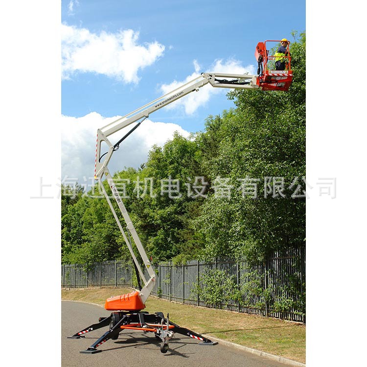 英国SNORKEL TL37J曲臂式高空作业平台 UPRIGHT TL37拖拽式升降车