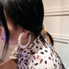 South Korean fashionable goods, universal earrings from pearl, simple and elegant design