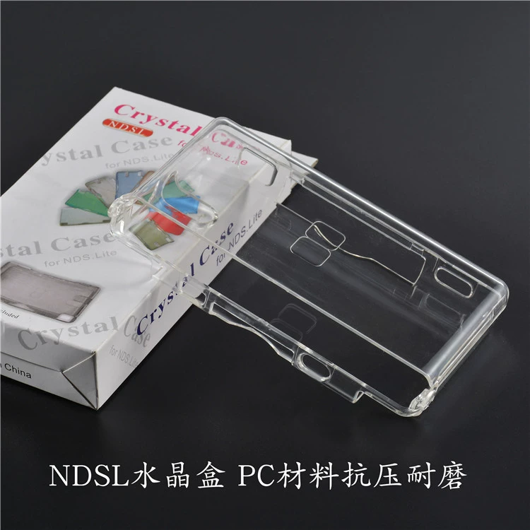 Защитный чехол NDSL, кристаллическая коробка NDSL, периферийные аксессуары для игровой консоли NDSL, прозрачная защитная крышка