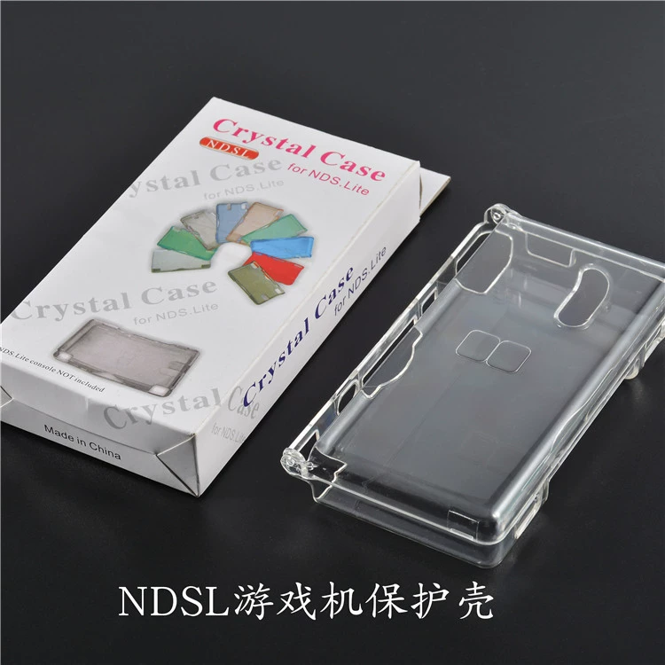 Защитный чехол NDSL, кристаллическая коробка NDSL, периферийные аксессуары для игровой консоли NDSL, прозрачная защитная крышка
