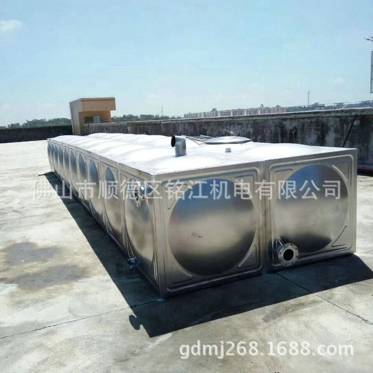 厂家直供方形建筑消防给水箱不锈钢消防给水箱组合式生活给水箱