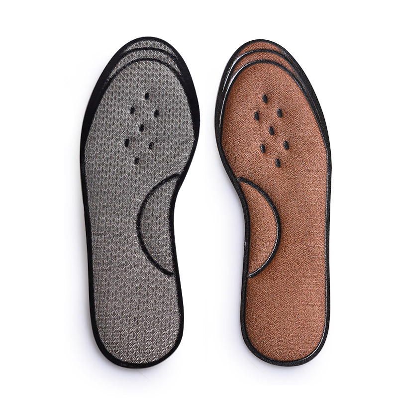 Venta al por mayor almohadilla sándwich de carbón activado desodorante absorbente de sudor plantilla cómoda transpirable resistente a las manchas hombres y mujeres Plantilla de corte casual