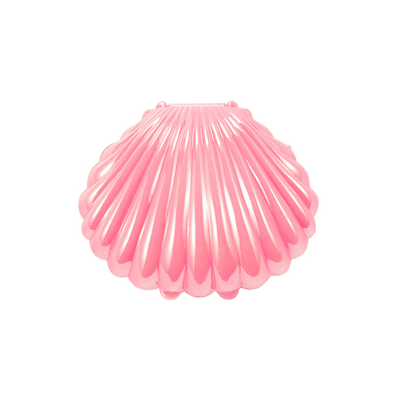 Chica corazón simulación Shell decoración FOTOGRAFÍA decoración de fondo rosa blanco caja de almacenamiento props