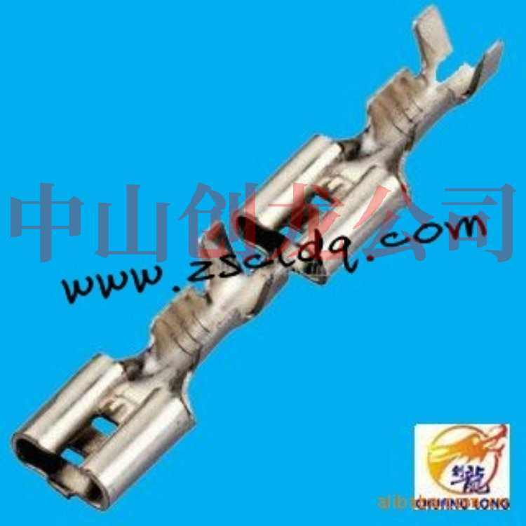 供应250直插端子、6.3插簧端子、母端子、冷压端子