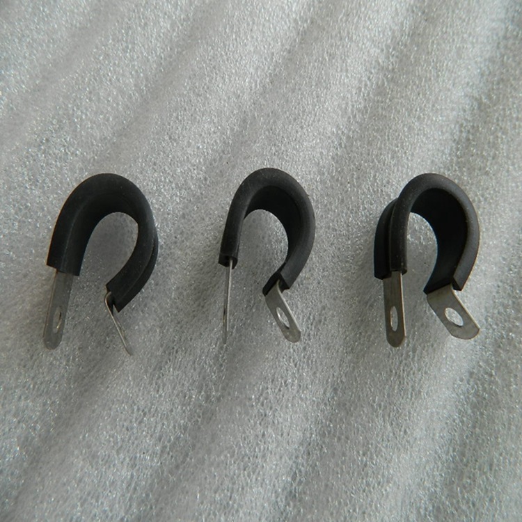 镇江供应不锈钢带防滑垫卡箍 3016不锈钢绝缘防磨损卡扣规格齐全