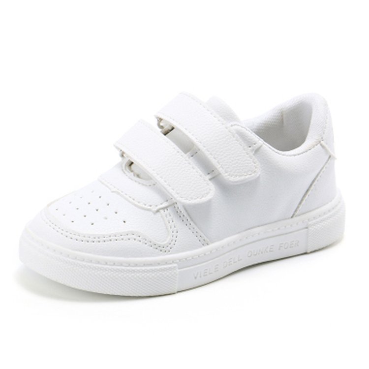 Bambini Little 2022 Primavera Nuova Edizione Coreana Ragazzi e Ragazze Board Bianco Nero Scarpe Casual Scuola Primaria Studenti_voghion.com