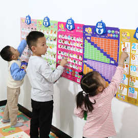 乖宝宝升级大图点读有声挂图幼儿认知汉字学习儿童玩具一件代发