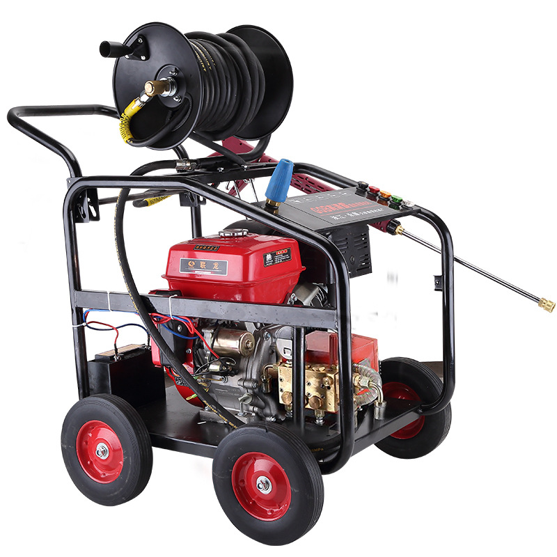 汽油超高压清洗机除锈500公斤400高清霸强力大功率管道清洗专用