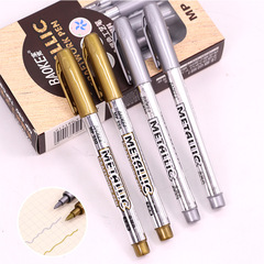 寶克MP550 金色銀色工藝筆金銀色簽名記號筆彩色金屬筆水性油漆筆