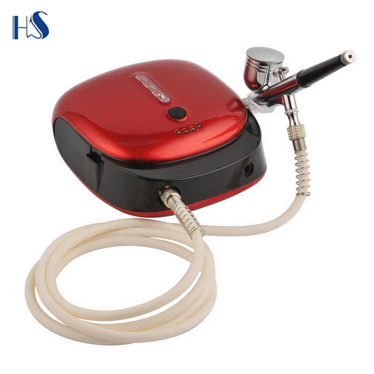 Cross-border Haosheng portable mini rechargeable air pump paint paint nail spray gun Model Art pump oxygen injector Cross-border Haosheng portable mini rechargeable air pump paint paint nail spray gun Model Art pump oxygen injector