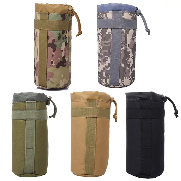 2L Large Water Bottle Bag Military Enthusiasts Outdoor Sports Water Bottle Bag Water Cup Bag Tactical Universal Water Bottle Cover Camouflage