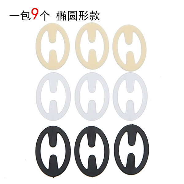 Oval -shaped non -slip buckle 9 packs of 9 packs