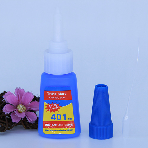 401 Glue Trust-Mart Quick-Drying Plastic Metal Manicure Instant Adhesive Grease Glue 20g Wholesale 401