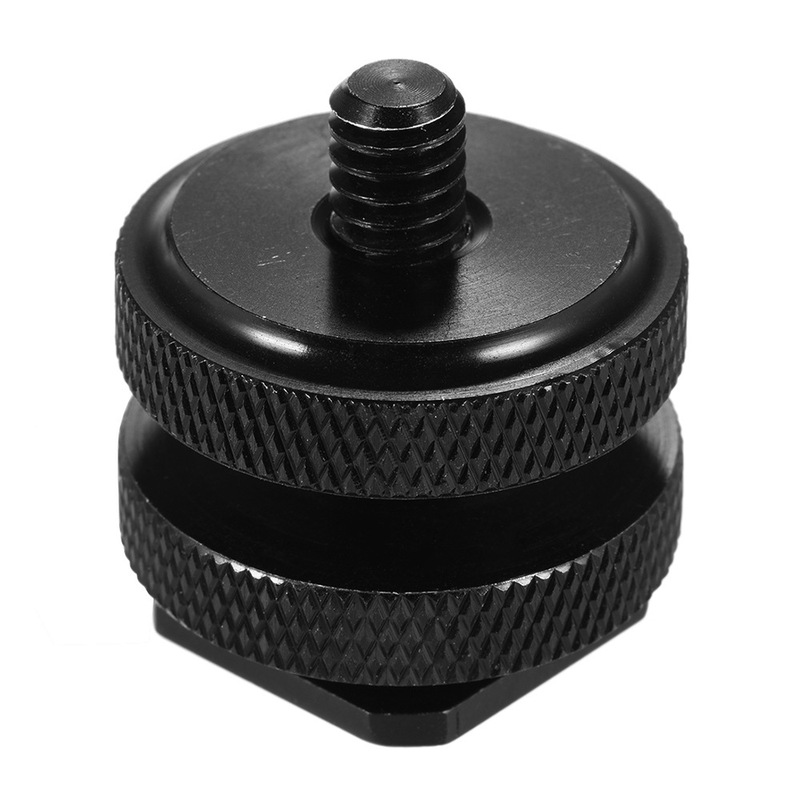1/4 Double-layer Screws Metal Hot Shoe Base Camera Double-layer Hot Shoe Conversion Screws