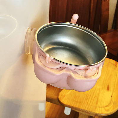 双面透明吸盘杯垫婴儿童餐具宝宝碗防摔魔力硅胶防滑纳米强力粘贴|ru