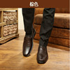 Men's black work classic suit for leisure for leather shoes