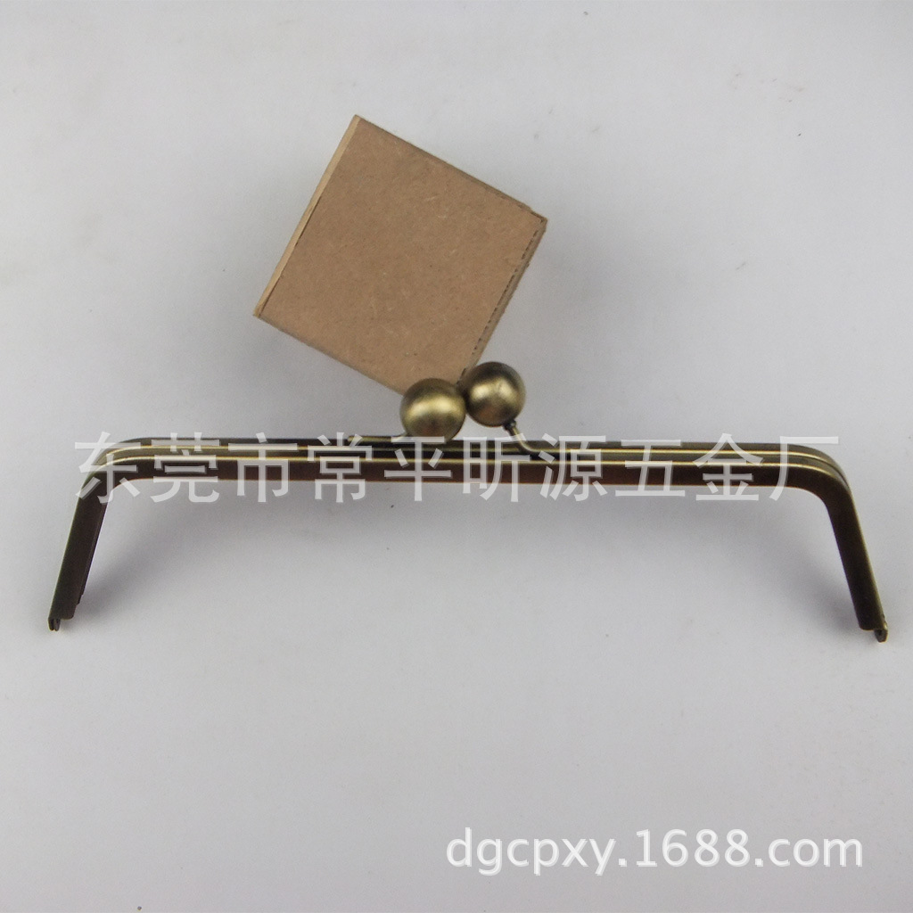 皮包五金配件,皮包五金夹框 复古口架， 元珠头五金