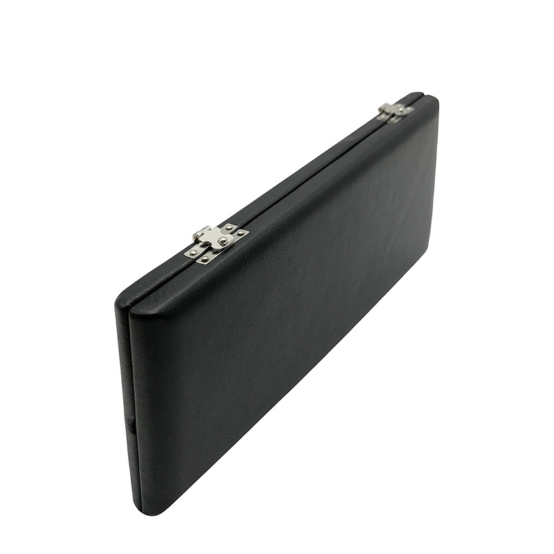 Estuche para cañas de oboe, estuche de cuero negro para 20 cañas, estuche para instrumentos musicales, caja de almacenamiento para cañas, bolsa para cañas