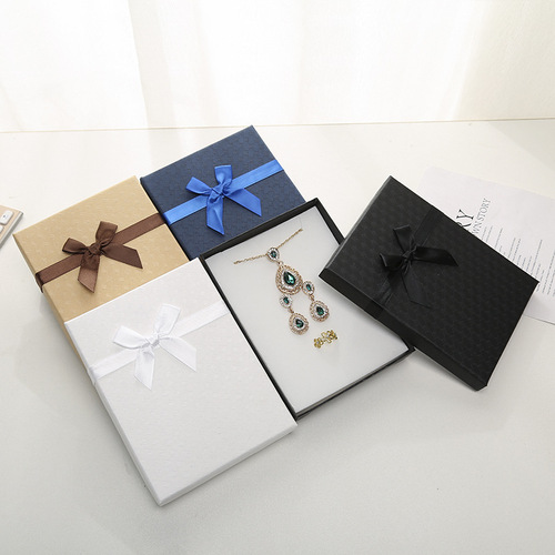 Classic business gift box Valentine's day gift box heaven and earth cover silk scarf packaging box wholesale