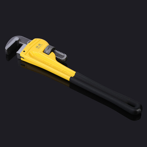 Manufacturer's supply: American heavy-duty plastic-coated pipe wrench, pipe repair wrench, fast and labor-saving olecranon pipe wrench, water pipe wrench