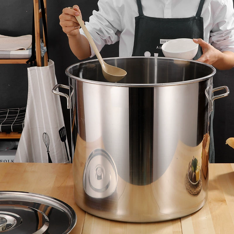 Завод оптовая продажа утолщенных бесмагнитных суповых бочек из нержавеющей стали