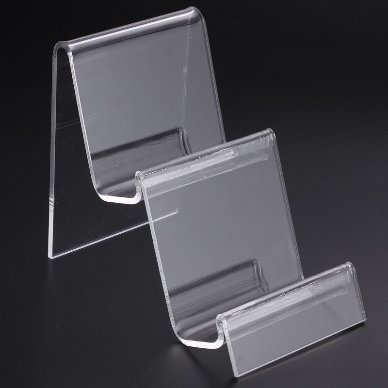 亚克力 双层展架 钱包架手机座相机药盒眼镜展示架2层 饰品包