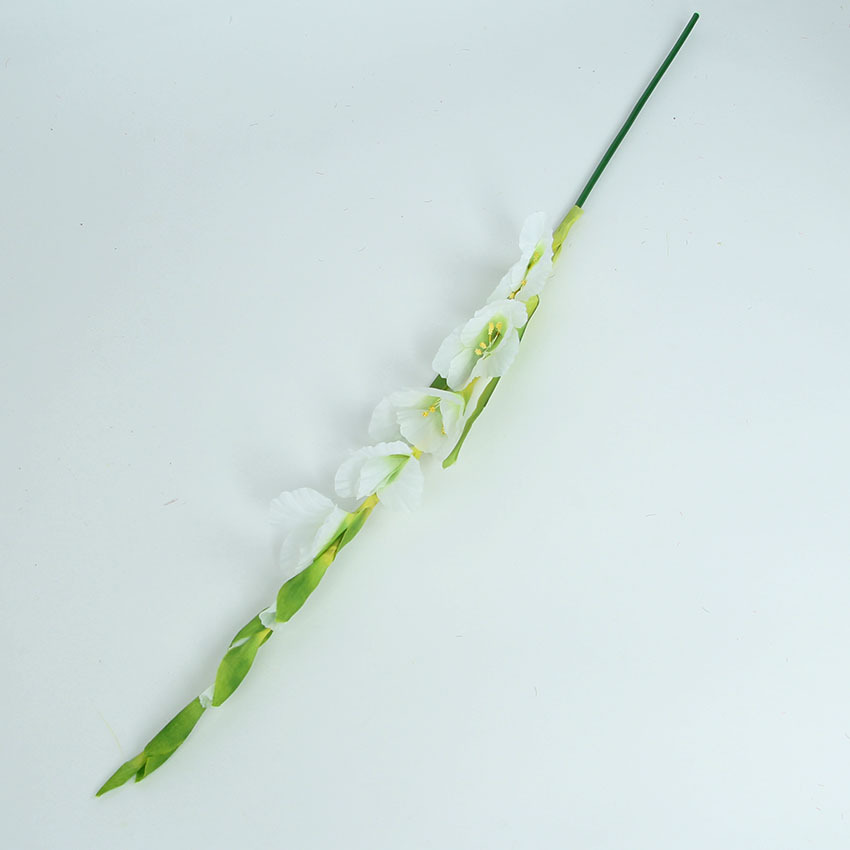 Alta simulación seda flor 8 Acorus calamus orquídea decoración de escritorio simulación Gladiolus