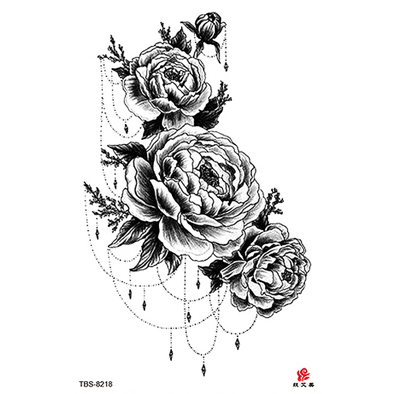 Pegatinas de tatuaje impermeables de brazo completo pequeño, símbolo de tótem, pegatinas de brazo pequeño, conjunto de ensamblaje al por mayor, suministro transfronterizo