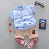 Summer clothing, cartoon cute set, children's summer shirt, 0-1-3 years, children's clothing