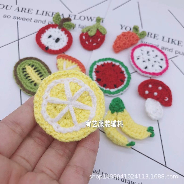 ZAKKA原创手工水果柠檬 儿童发夹头箍耳环DIY装饰品 1974